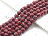 Smooth Round Africa Turquoise beads, 6mm/8mm/10mm/12mm Red Gemstone beads, Africa Turqoise beads, 15.5inch strand, SKU#U1011