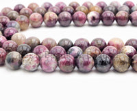 High Quality Natural Tourmaline beads, 6mm/8mm/10mm Round Smooth Natural Tourmaline Gemstone Beads, 15.5inch strand, SKU#U330