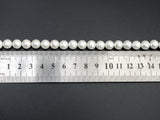 6/8mm/10mm/12mm/14mm Quality White Mother of Pearl, Mop Shell, White Shell, Pearl, Round 128 Faceted Gemstone Beads, 15inch strand, SKU#T66