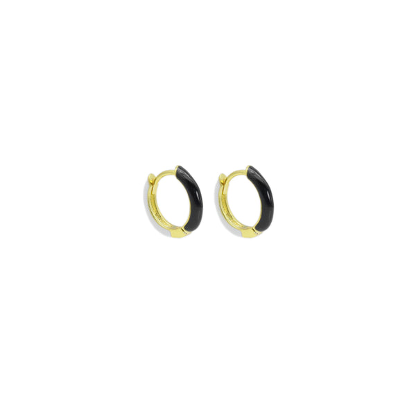 Dual color Everyday Hoop Earrings, Sku#A164