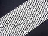 Quality Natural Moonstone Round Faceted beads, 2mm/3mm/4mm Small Sparkly White Gemstone Beads, White Moonstone, 15.5inch strand, SKU#U214