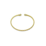 Gold wire knitting patten Bracelet, Sku#A444
