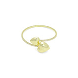 CZ Tennis Chain with Heart End Adjustable Bracelet, Sku#A454