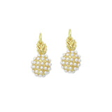 Cute White Pearl Pineapple Pendant charm, Sku#A514