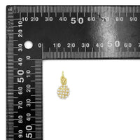Cute White Pearl Pineapple Pendant charm, Sku#A514