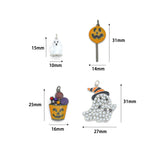 Halloween Boo Ghost Pumpkin Lollipop Candy Basket Charm Pendant, Halloween Sku#LK1287