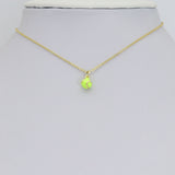 Gold Silver Tennis Ball Stud earrings, Sporty Tennis Ball Charms, Sku#A521