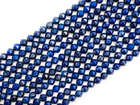 High Quality Natural Lapis Faceted Round Beads, 6mm/8mm/10mm/12mm beads, Lapis Gemstone Beads, 15.5inch strand, SKU#U90