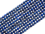 High Quality Natural Lapis Faceted Round Beads, 6mm/8mm/10mm/12mm beads, Lapis Gemstone Beads, 15.5inch strand, SKU#U90