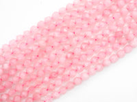 High Quality Natural Rose Quartz Diamond Cut Faceted Beads, 6mm/8mm/10mm/12mm beads, Gemstone Beads, 15.5inch strand, SKU#U93