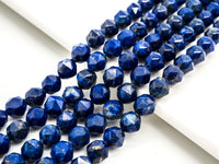 High Quality Natural Lapis Faceted Round Beads, 6mm/8mm/10mm/12mm beads, Lapis Gemstone Beads, 15.5inch strand, SKU#U90