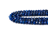 Top Quality Faceted Natural Lapis Rondelle Beads,2x3mm Gemstones Beads, Tiny Lapis Beads,15.5" Full Strand,SKU#U102