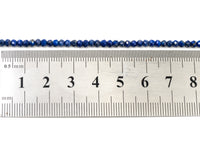 Top Quality Faceted Natural Lapis Rondelle Beads,2x3mm Gemstones Beads, Tiny Lapis Beads,15.5" Full Strand,SKU#U102