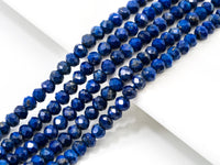 Top Quality Faceted Natural Lapis Rondelle Beads,2x3mm Gemstones Beads, Tiny Lapis Beads,15.5" Full Strand,SKU#U102