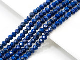 Top Quality Faceted Natural Lapis Rondelle Beads,2x3mm Gemstones Beads, Tiny Lapis Beads,15.5" Full Strand,SKU#U102