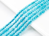 Top Quality Faceted Natural Topaz Rondelle Beads 3x4mm Gemstones Beads, Blue Gemstone, Rondelle Blue Topaz Beads,15.5" Full Strand,SKU#U103
