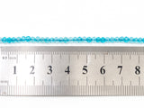 Top Quality Faceted Natural Topaz Rondelle Beads 3x4mm Gemstones Beads, Blue Gemstone, Rondelle Blue Topaz Beads,15.5" Full Strand,SKU#U103