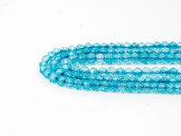 Top Quality Faceted Natural Topaz Rondelle Beads 3x4mm Gemstones Beads, Blue Gemstone, Rondelle Blue Topaz Beads,15.5" Full Strand,SKU#U103