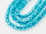 Top Quality Faceted Natural Topaz Rondelle Beads 3x4mm Gemstones Beads, Blue Gemstone, Rondelle Blue Topaz Beads,15.5" Full Strand,SKU#U103