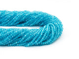 Top Quality Faceted Natural Topaz Rondelle Beads 3x4mm Gemstones Beads, Blue Gemstone, Rondelle Blue Topaz Beads,15.5" Full Strand,SKU#U103