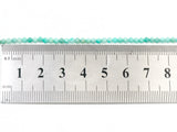 Top Quality Faceted Amazonite Round Beads 3mm/4mm Gemstones Beads,Natural Amazonite  Beads,15.5" Full Strand,SKU#U110
