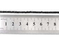 Top Quality Faceted Black Spinel Round Beads 3/4/6/8mm Gemstones Beads,Black Spinel Beads,15.5" Full Strand,SKU#U104