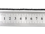 Top Quality Faceted Black Spinel Round Beads 3/4/6/8mm Gemstones Beads,Black Spinel Beads,15.5" Full Strand,SKU#U104