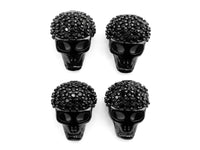 Black CZ Pave On Black Skull With Cap Micro Pave Beads, Cubic Zirconia Spacer Beads,8x11x7mm, sku#N48