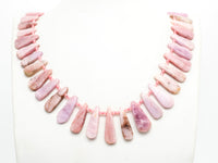 High Quality Natural Kunzite Teardrop beads, 23-38mm, Long Teardrop Pink Gemstone Beads, 15.5inch strand, SKU#U144