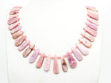 High Quality Natural Kunzite Teardrop beads, 23-38mm, Long Teardrop Pink Gemstone Beads, 15.5inch strand, SKU#U144