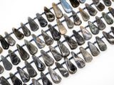 High Quality Natural Labradorite Beads, 22-32mm, Long Teardrop Gray Gemstone Beads, 15.5 inch strand, SKU#U140