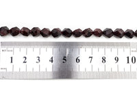 Diamond Cut Quality Natural Red Garnet beads, 6mm/8mm/10mm/12mm, Diamond Cut Faceted Round Gemstone Beads, 15.5inch strand, SKU#U130C