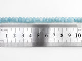 High Quality Natural Aquamarine Rondelle beads, 5x7mm/5x8mm, Faceted Rondelle Gemstone Beads, 15.5inch strand, SKU#U139