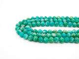 Unique Diamond Cut Quality Natural Amazonite beads, 3mm/4mm, Diamond Cut Faceted Round Gemstone Beads, 15-16inches strand, SKU#U149