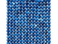 High Quality Natural Kyanite beads, 6mm Faceted Round Blue Gemstone Beads, Sparkle Natural Gemstone Beads 15-16inches strand, SKU#U152