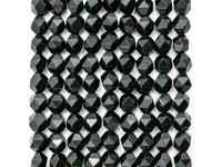 Unique Diamond Cut Quality Natural Dark Green Goldstone beads, 6mm/8mm/10mm/12mm, Faceted Round Gemstone Beads, 15.5inches strand, SKU#U148