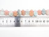 Natural Mixed Color Morganite beads, 14-18mm, Teardrop Light Pink Blue Gemstone Beads, 15.5 inches strand, SKU#U159