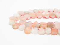 Quality Natural Morganite beads,11-15mmm Teardrop Light Pink Blue Gemstone Beads, 15.5inch strand, SKU#U160