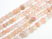 Quality Natural Morganite beads,11-15mmm Teardrop Light Pink Blue Gemstone Beads, 15.5inch strand, SKU#U160