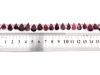 Quality Natural Tourmalite beads, 11-13mm Teardrop Natural Tourmalite Gemstone Beads, 15.5inch strand, SKU#U163