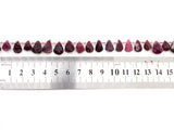 Quality Natural Tourmalite beads, 11-13mm Teardrop Natural Tourmalite Gemstone Beads, 15.5inch strand, SKU#U163