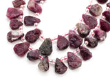 Quality Natural Tourmalite beads, 11-13mm Teardrop Natural Tourmalite Gemstone Beads, 15.5inch strand, SKU#U163