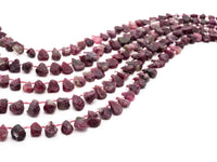 Quality Natural Tourmalite beads, 11-13mm Teardrop Natural Tourmalite Gemstone Beads, 15.5inch strand, SKU#U163