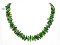 Quality Natural Diopside beads, 16-22mm, Irregular Shape Natural Green Gemstone Beads, 15-16inches strand, SKU#U168