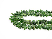 Quality Natural Diopside beads, 16-22mm, Irregular Shape Natural Green Gemstone Beads, 15-16inches strand, SKU#U168