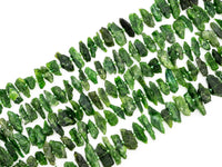 Quality Natural Diopside beads, 16-22mm, Irregular Shape Natural Green Gemstone Beads, 15-16inches strand, SKU#U168