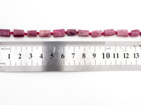 Quality Natural Ruby Beads Strand,8-11mm Ruby Tube beads,Natural Gemstone Beads,1 5.5inch strand, SKU#U170