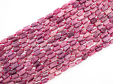 Quality Natural Ruby Beads Strand,8-11mm Ruby Tube beads,Natural Gemstone Beads,1 5.5inch strand, SKU#U170