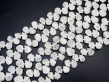 Natural White Moonstone beads, 11-15mm Teardrop White Gemstone Beads, 15-16 inches strand, SKU#U166