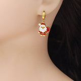 Christmas Pendant Link Chain necklace Bracelet Earring, Christmas Jewelry, Sku#BXG24